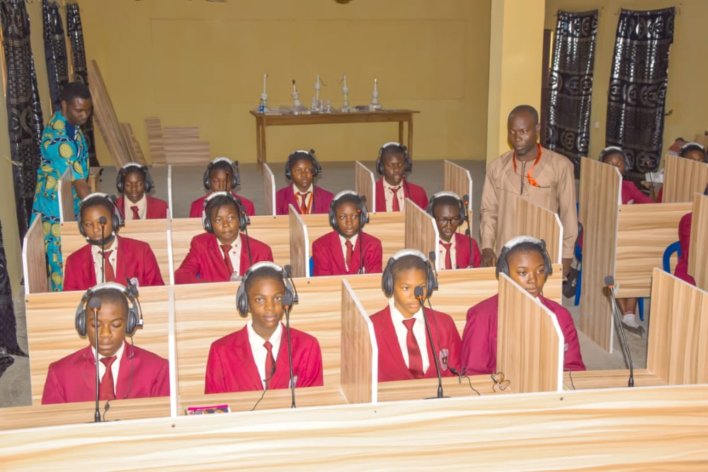 OakSam Technology language laboratory installation in Nigeria