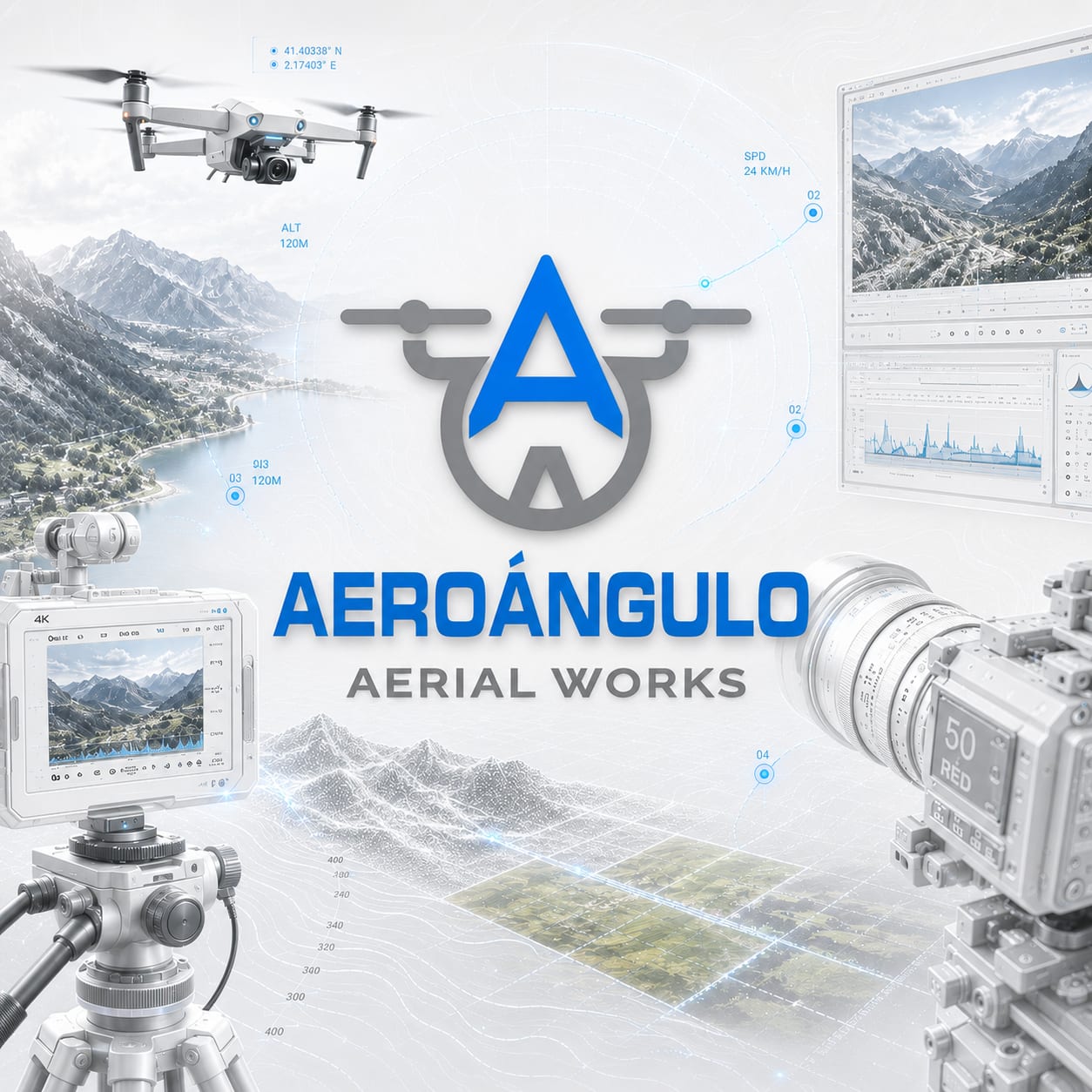 Aeroángulo Aerial Works-Goya