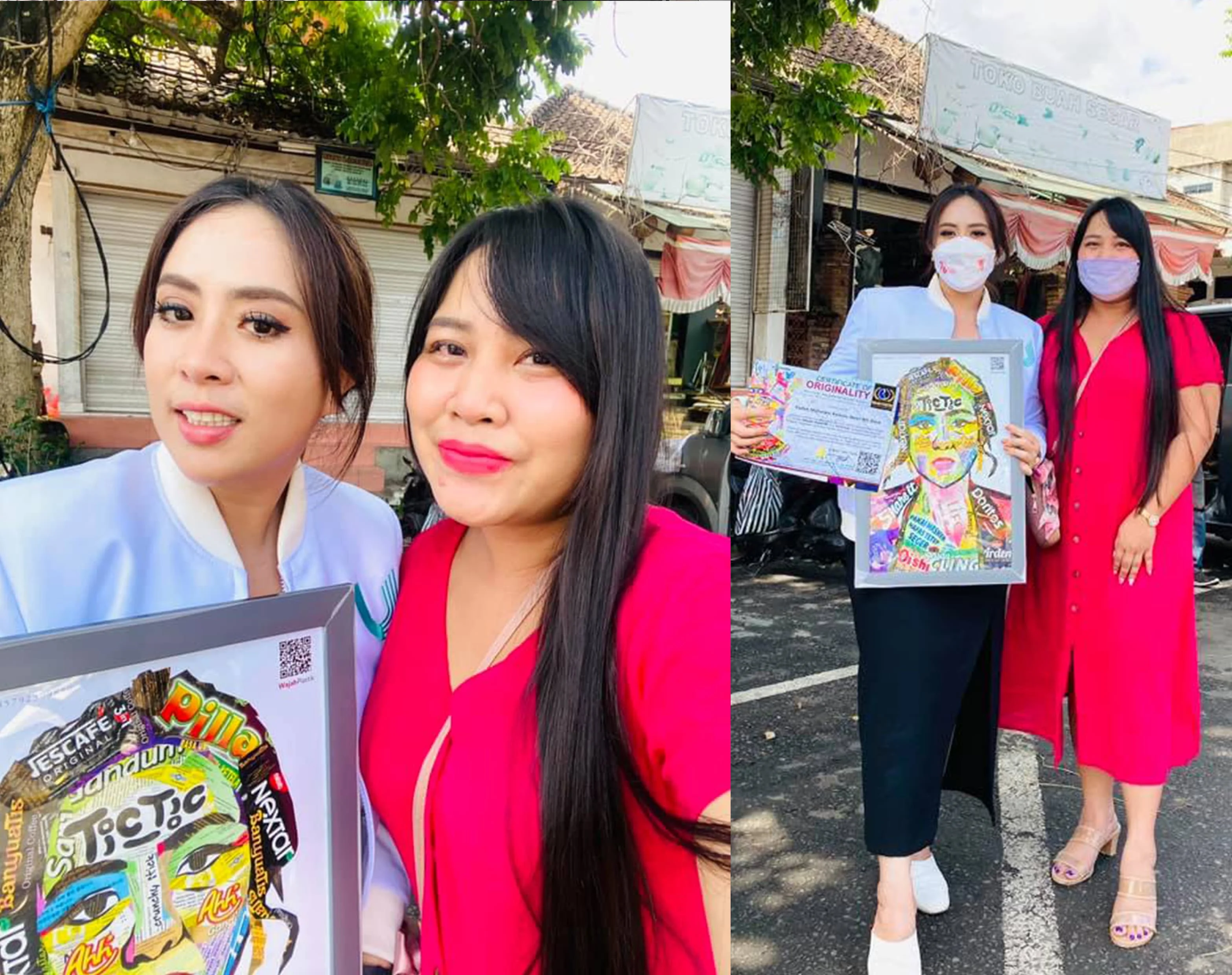 Penyerahan Wajah Plastik ke Maharani Kemala