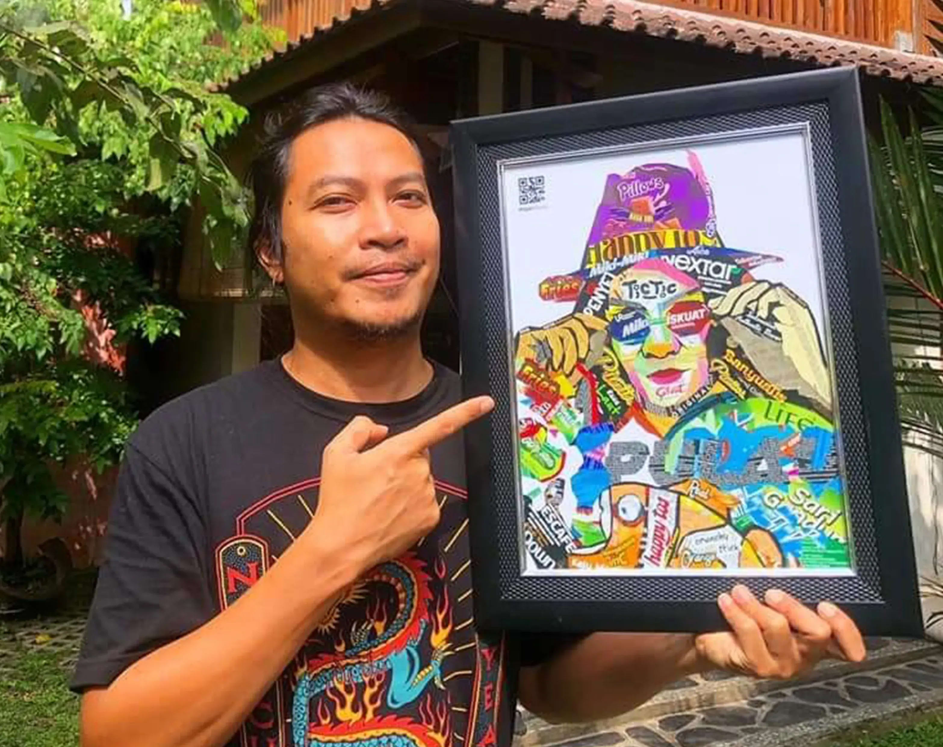 Penyerahan wajah Plastik ke Robi Navicula