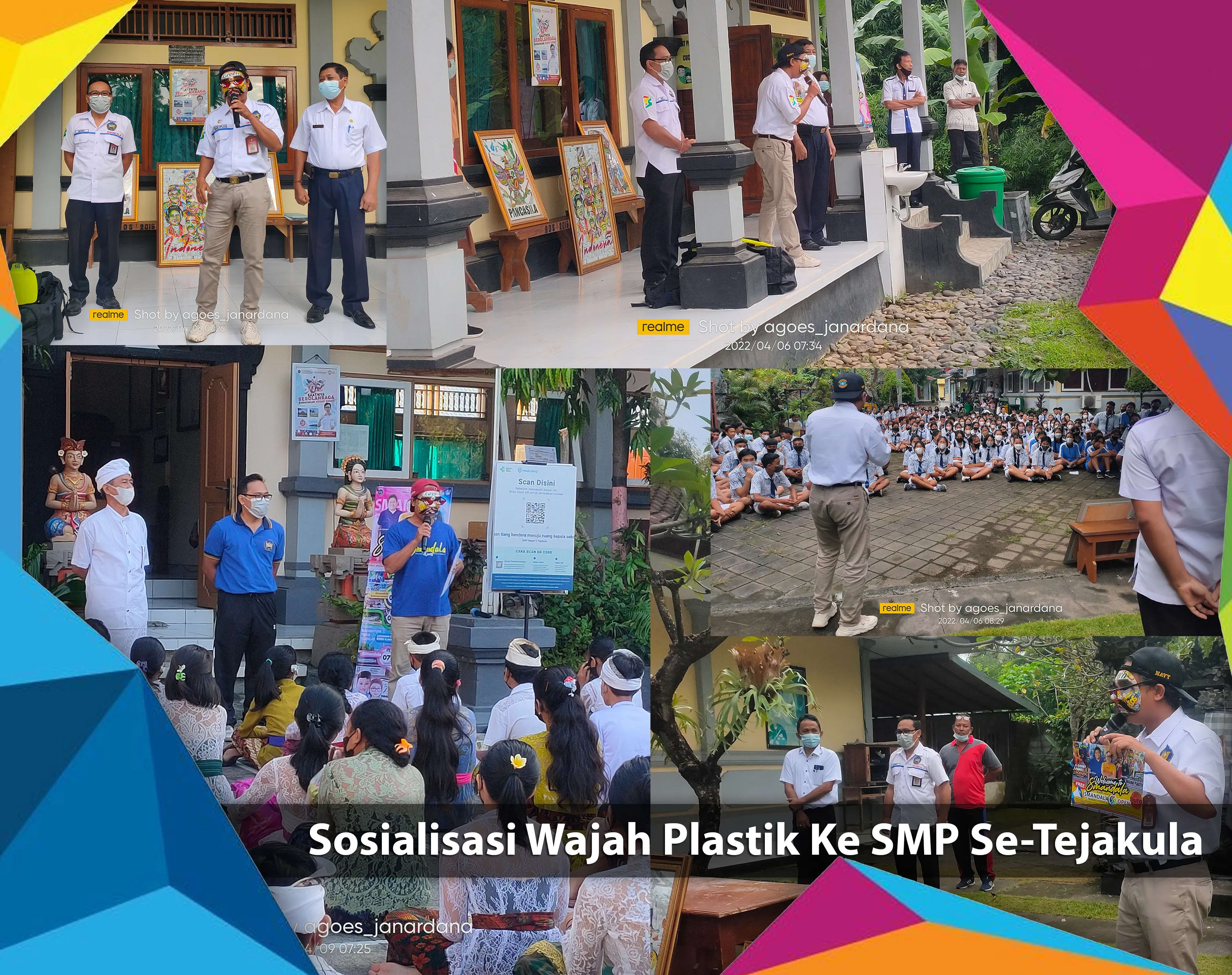 Sosialisasi Wajah Plastik Ke SMP Se-Tejakula