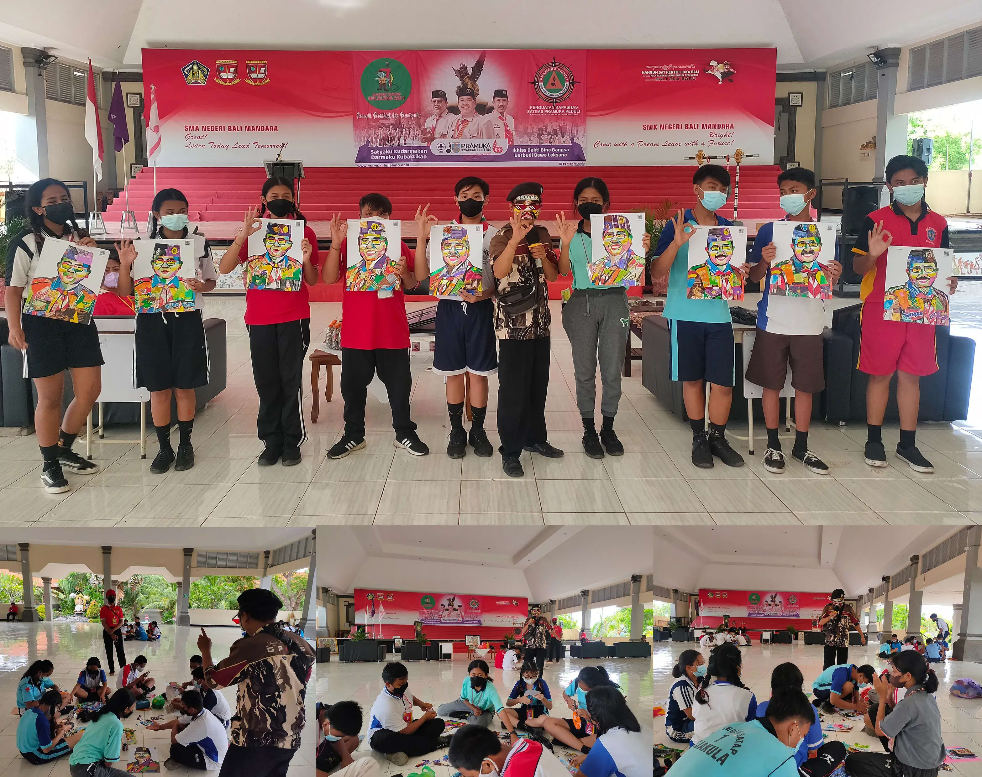 Workshop Wajah Plastik Jambore Cabang Buleleng 2021