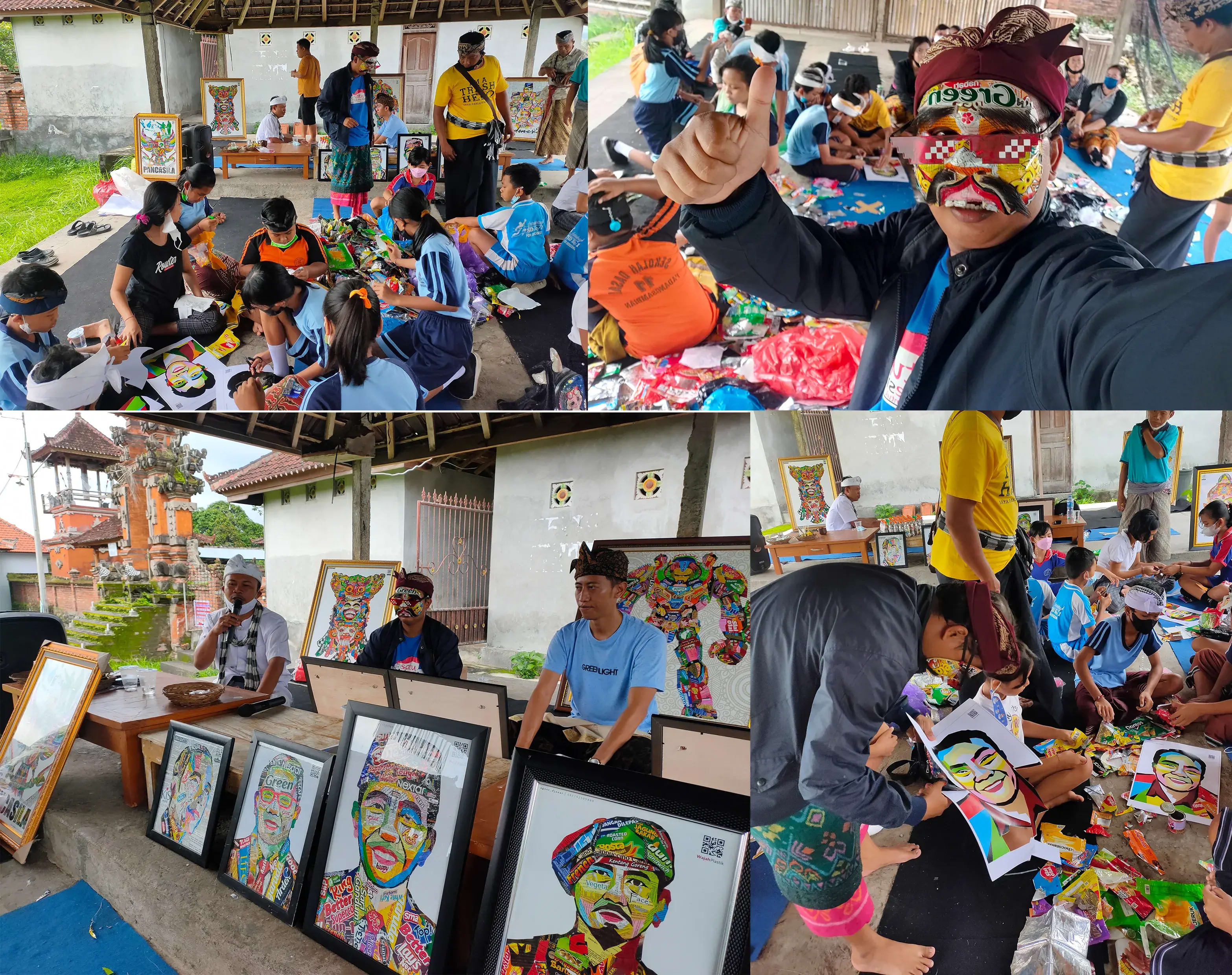 Workshop Wajah Plastik KBS Desa Poh Bergong 2021