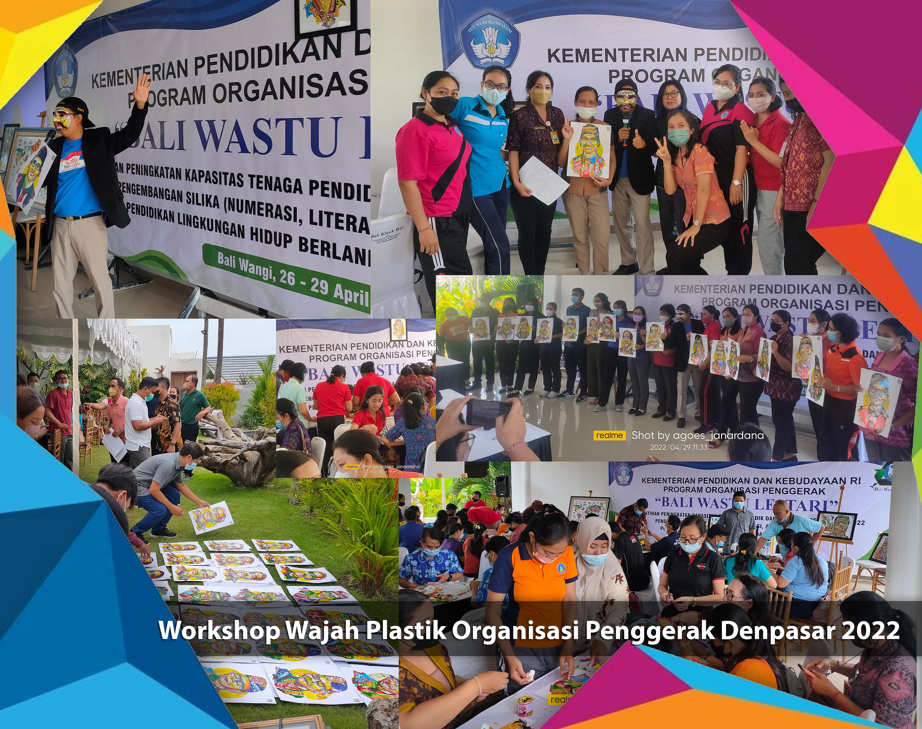 Workshop Wajah Plastik Organisasi Penggerak Denpasar 2022