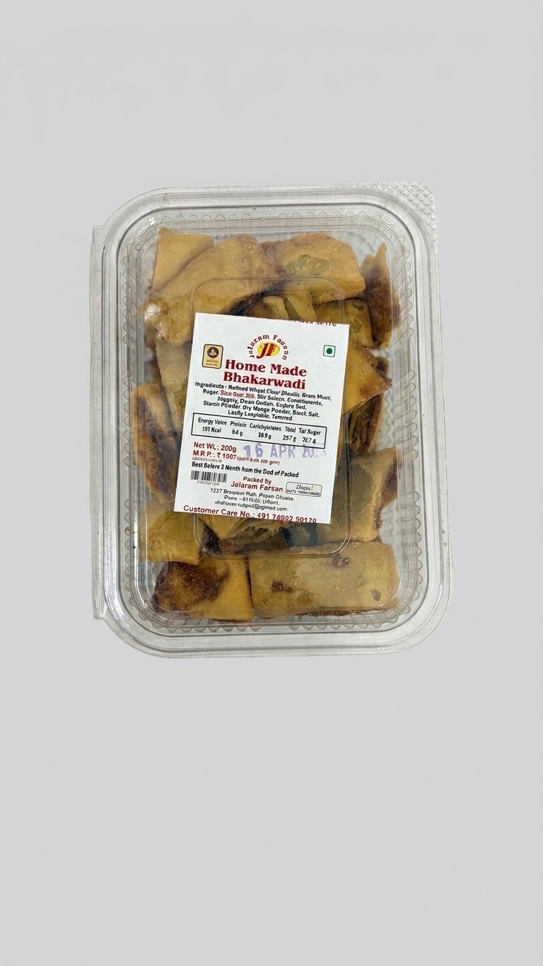 Homemade Bhakarwadi