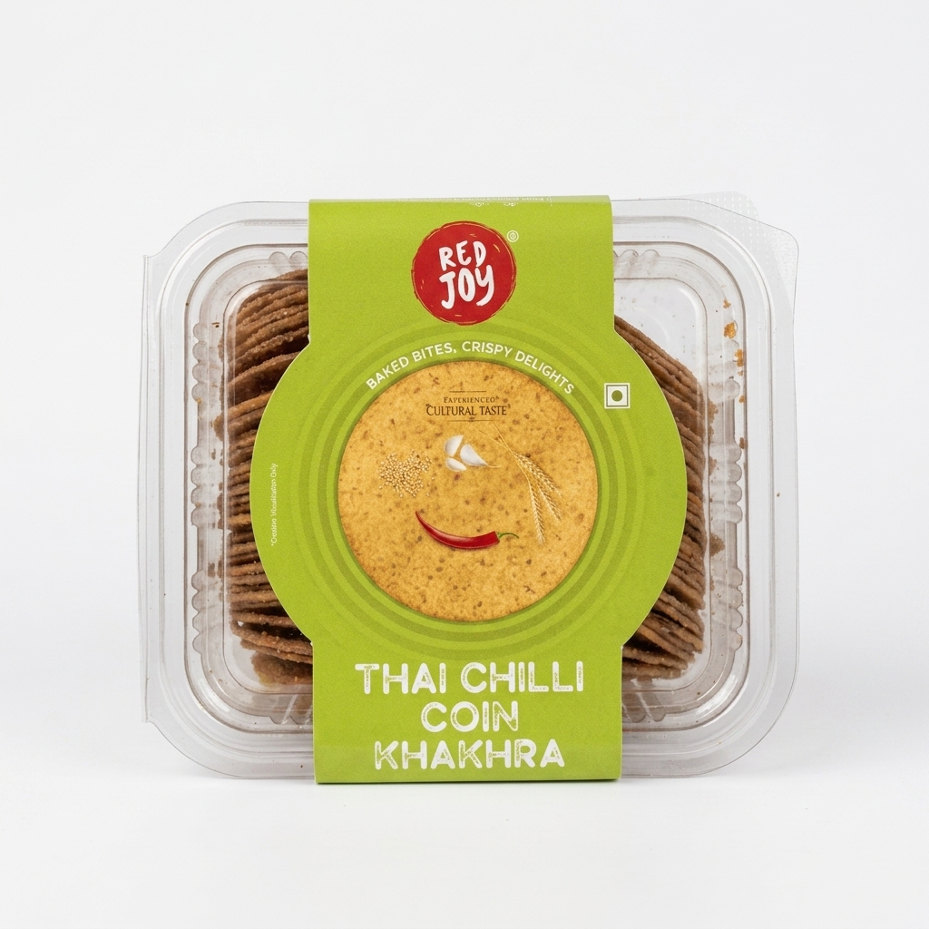 Red Joy Thai Chilli Coin Khakhra