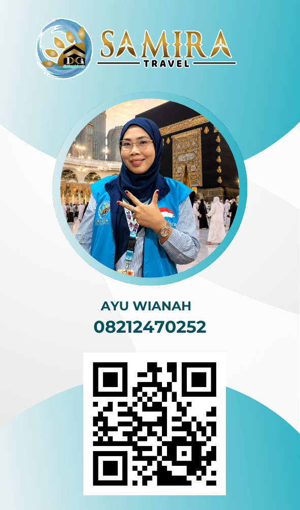 Kartu Identitas Resmi Perwakilan Samira Travel Ayu Wianah