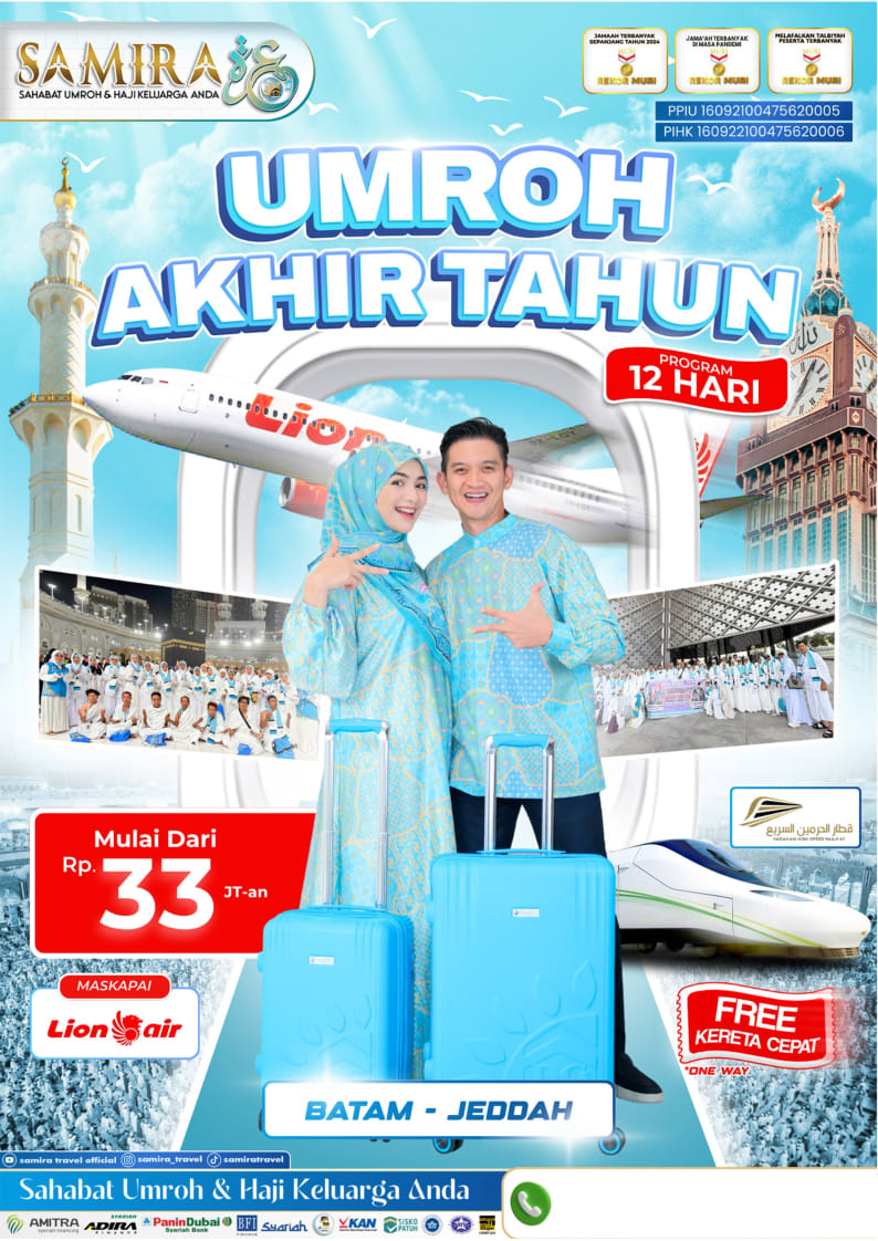 Brosur Umroh Batam 12 Hari Lion Air