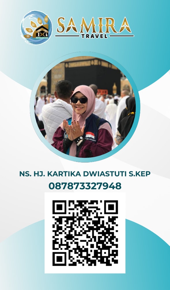 Kartu Identitas Resmi Perwakilan Samira Travel Hj Kartika Dwiastuti