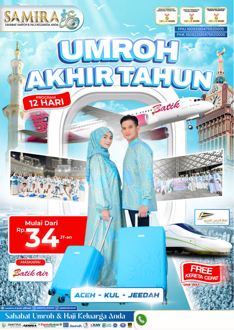Brosur Umroh Medan Garuda 13 Hari