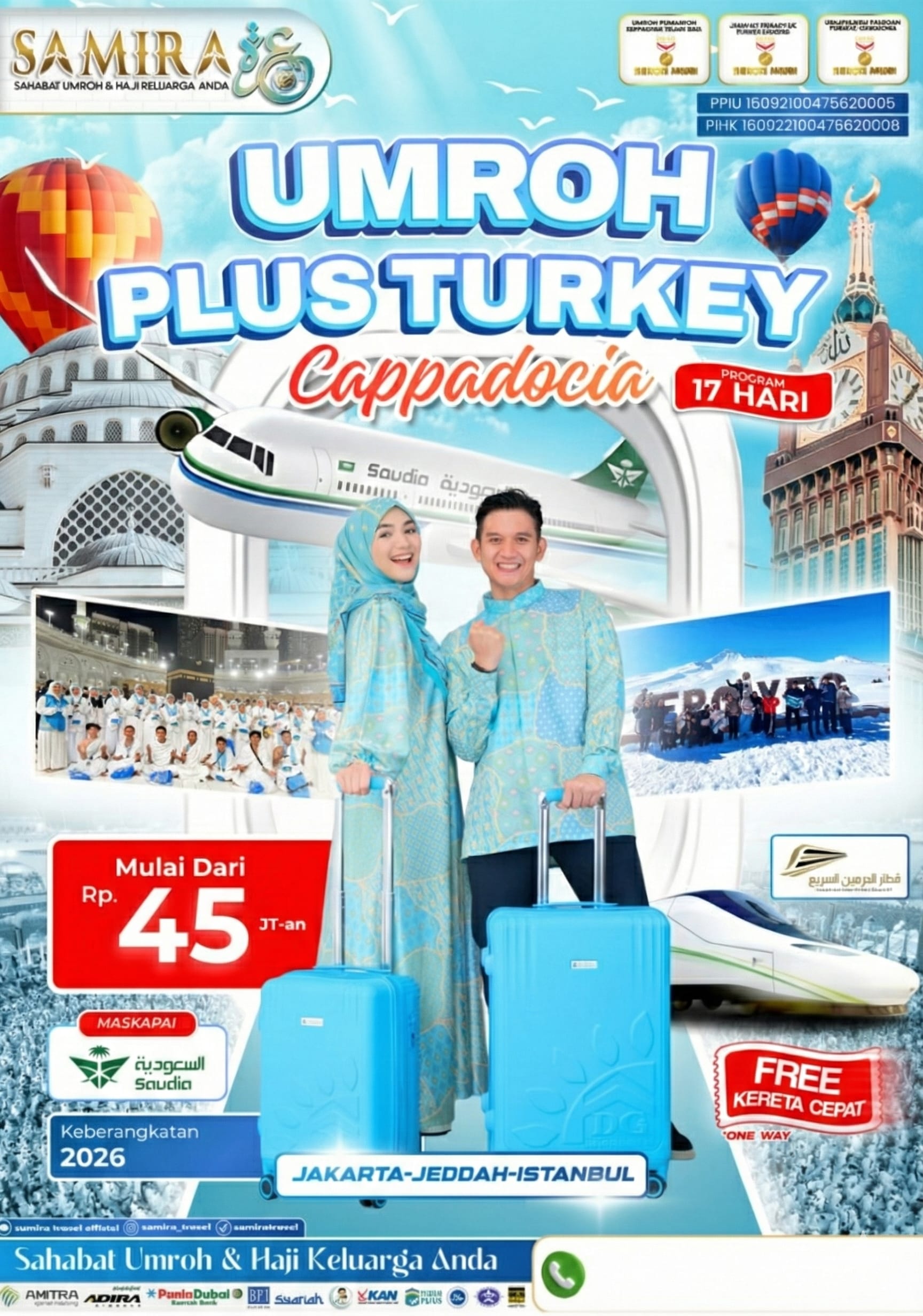 Brosur Umroh Plus Turki Samira Travel - Kombinasi ibadah umroh dan wisata ke Turki