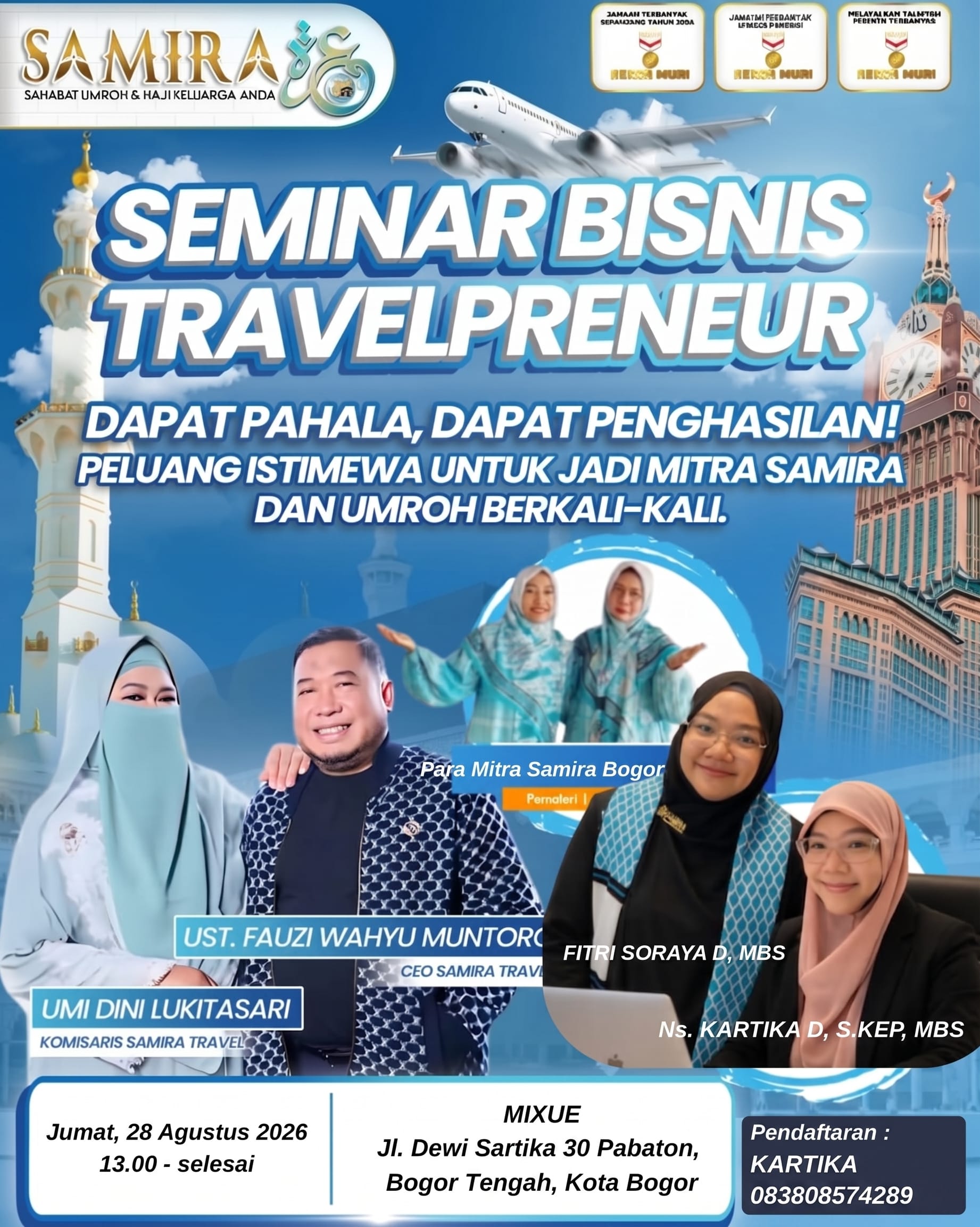 Seminar Bisnis Travelpreneur Samira Travel