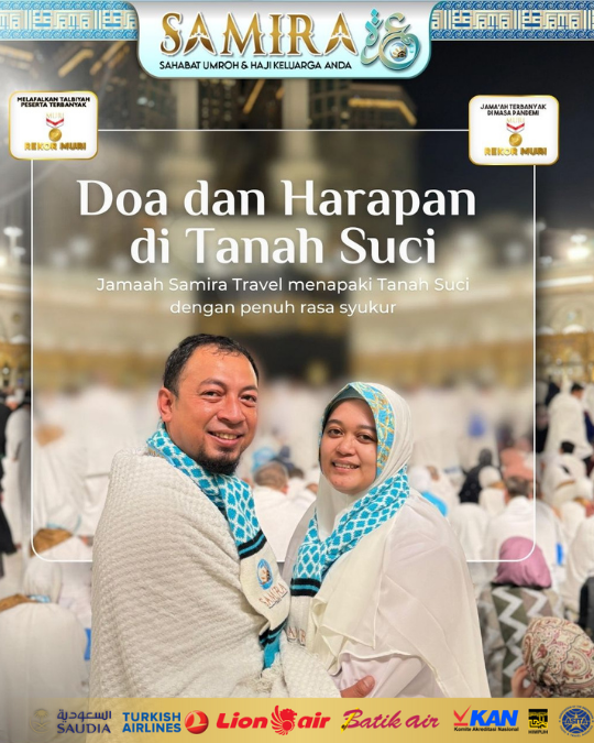 Foto Jamaah Umroh Samira Travel di Masjidil Haram