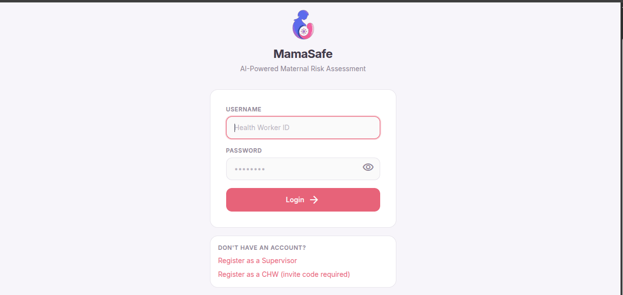 MamaSafe — capture d’écran 1