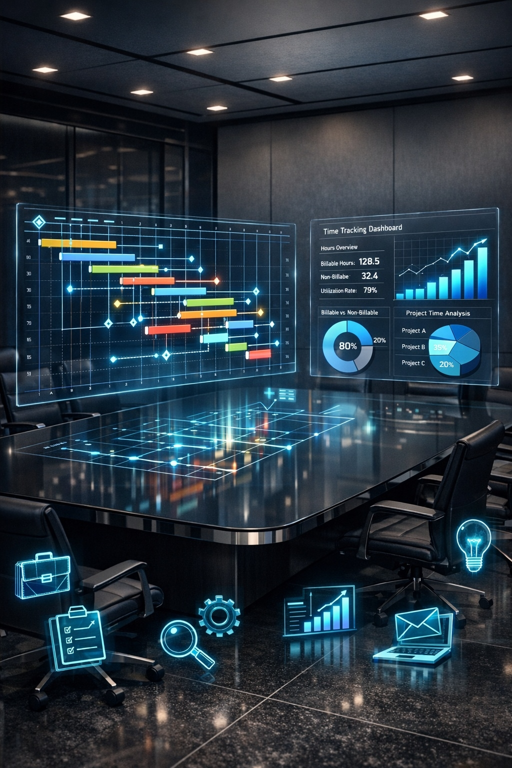 Commercial office building representing professional services and consulting