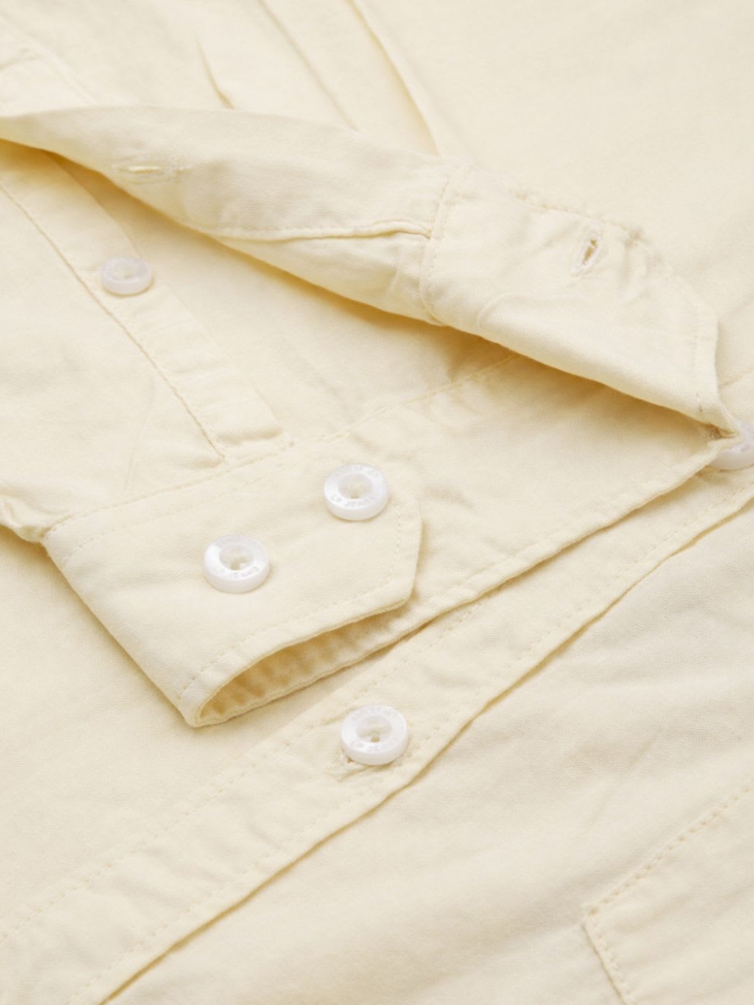 Louis Philippe Jeans Men Slim Fit Over Dyed Soft Handfeel Full Sleeve Casual Shirt - left view