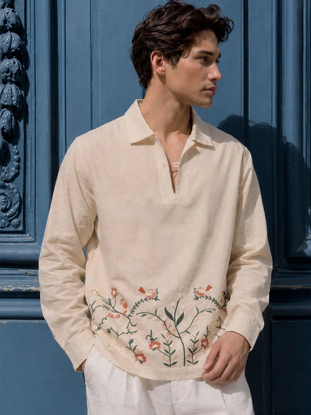 Powerlook Men Floral Printed Casual Shirt - default view