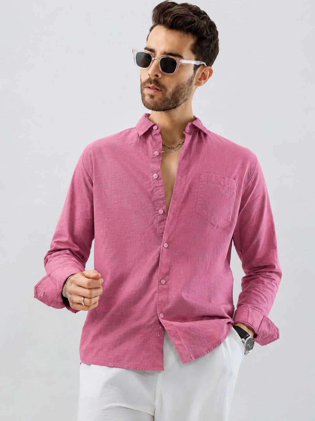 R.Code by The Roadster Life Co. Men Standard Casual Shirt - default view