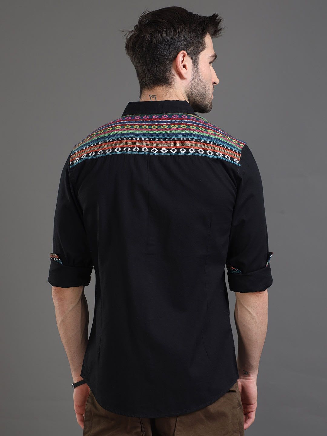 HERE&NOW Slim Fit Cotton Casual Shirt - right view