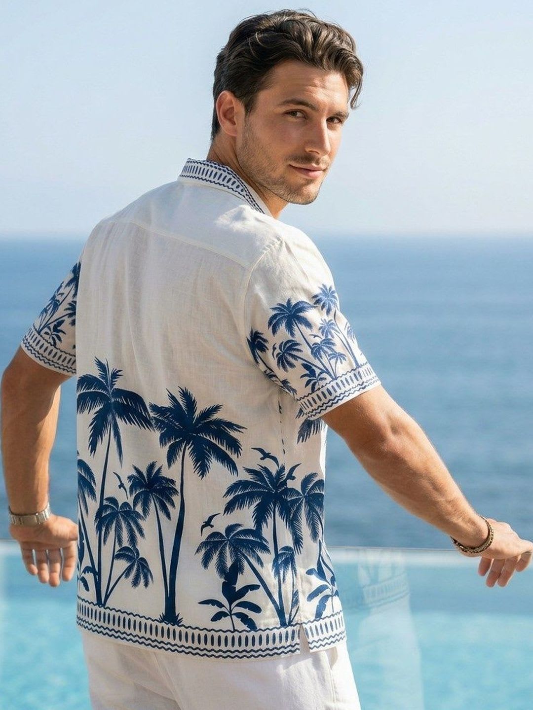 Stenfia Men Standard Floral Printed Casual Shirt - right view