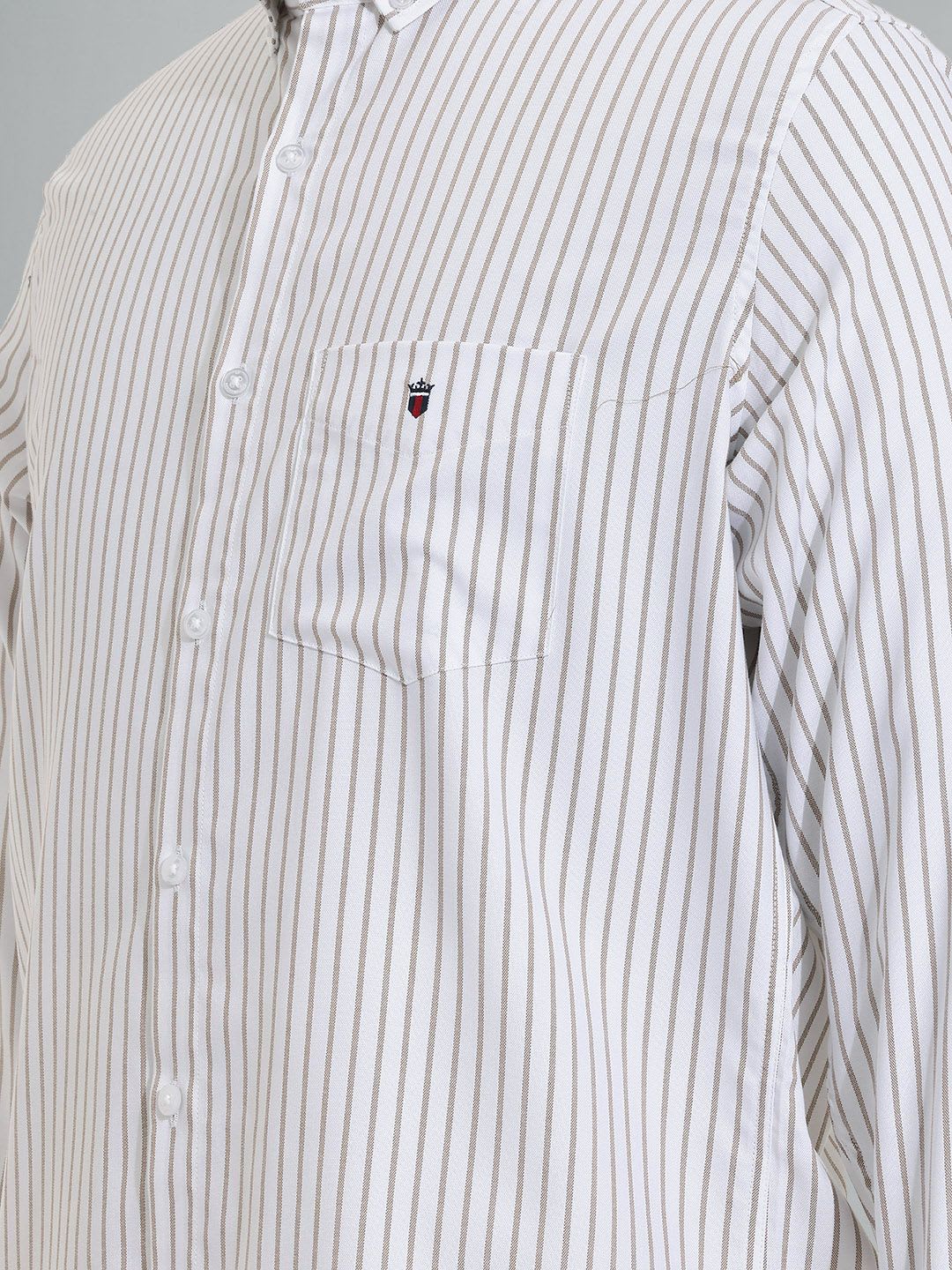 Louis Philippe Sport Louis Philippe Men Slim Fit Signature Oxford Stretch Full Sleeve Solid Casual Shirt - right view