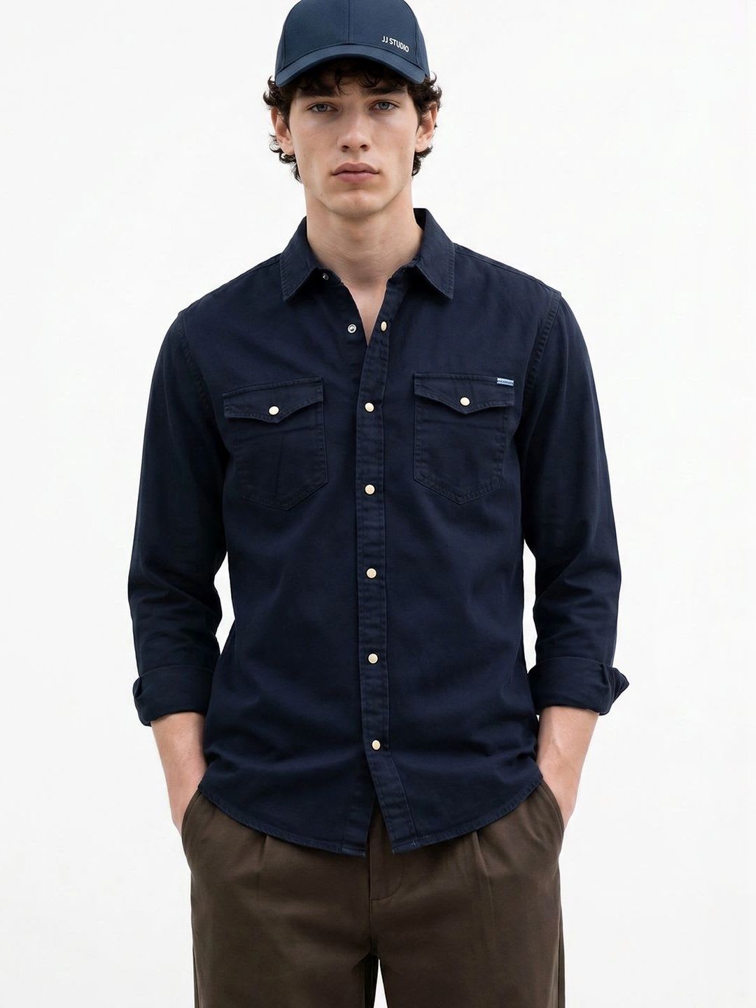 Jack & Jones Men Slim Fit Casual Shirt - default view