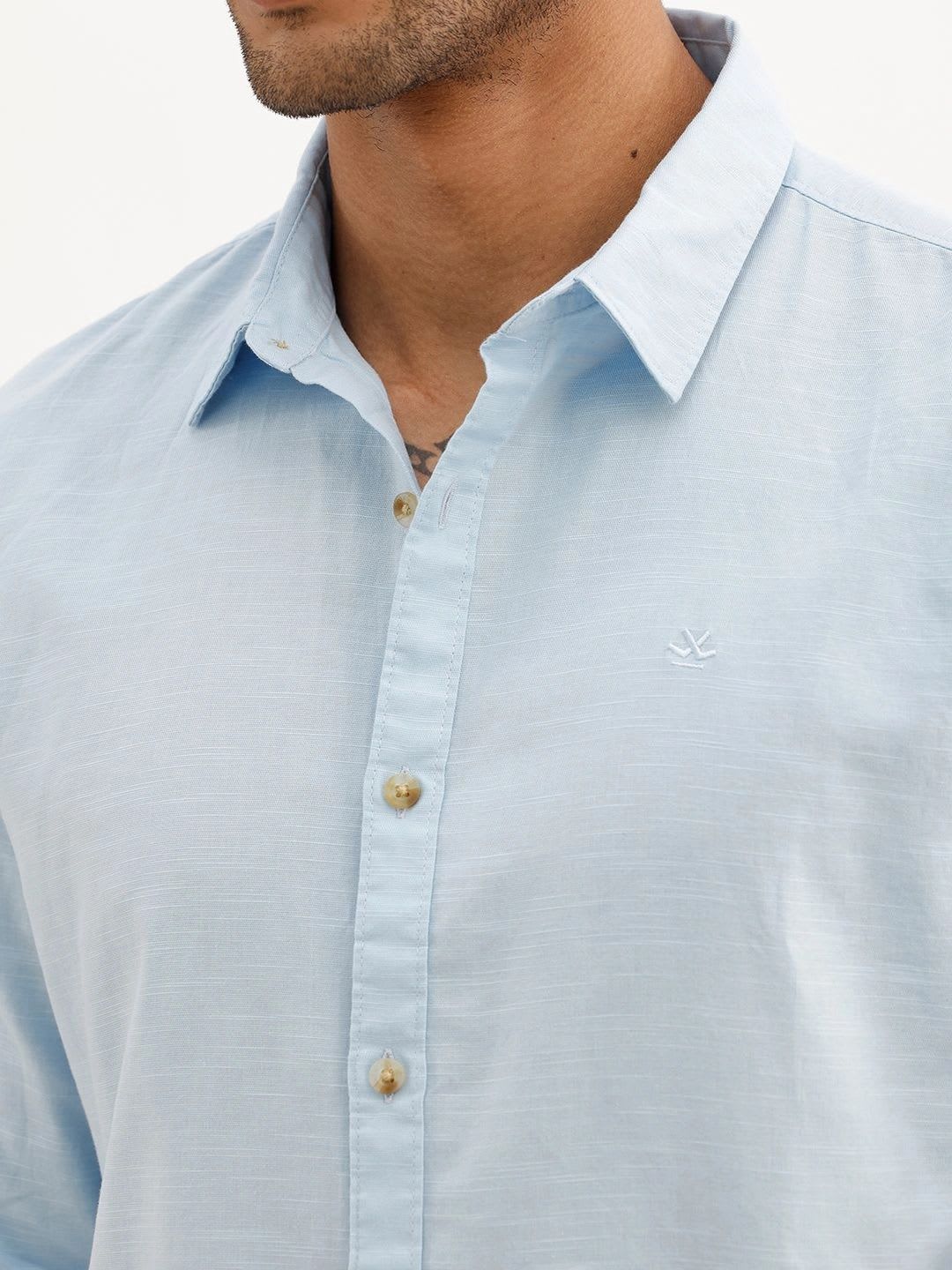 WROGN Men Slim Fit Casual Shirt - right view