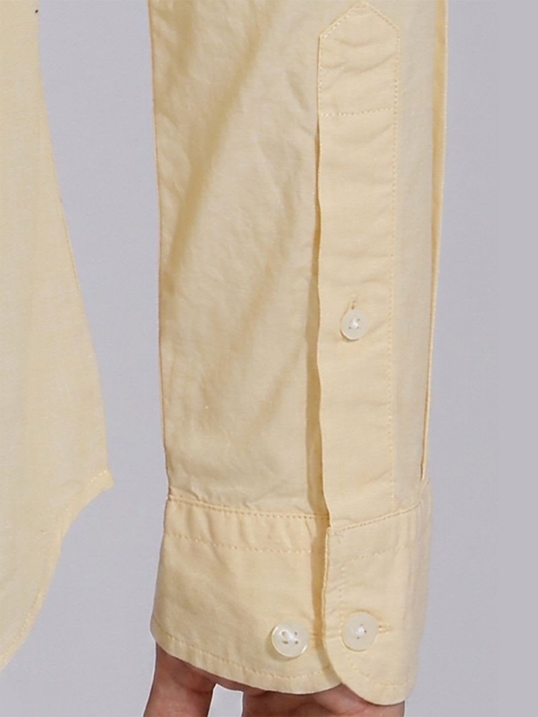 U.S. Polo Assn. Tailored Fit Pure Cotton Casual Shirt - top view
