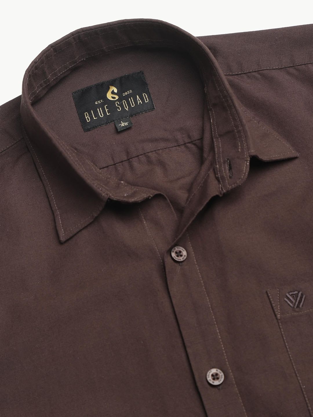 BS BLUE SQUAD Men Slim Fit Casual Shirt - left view