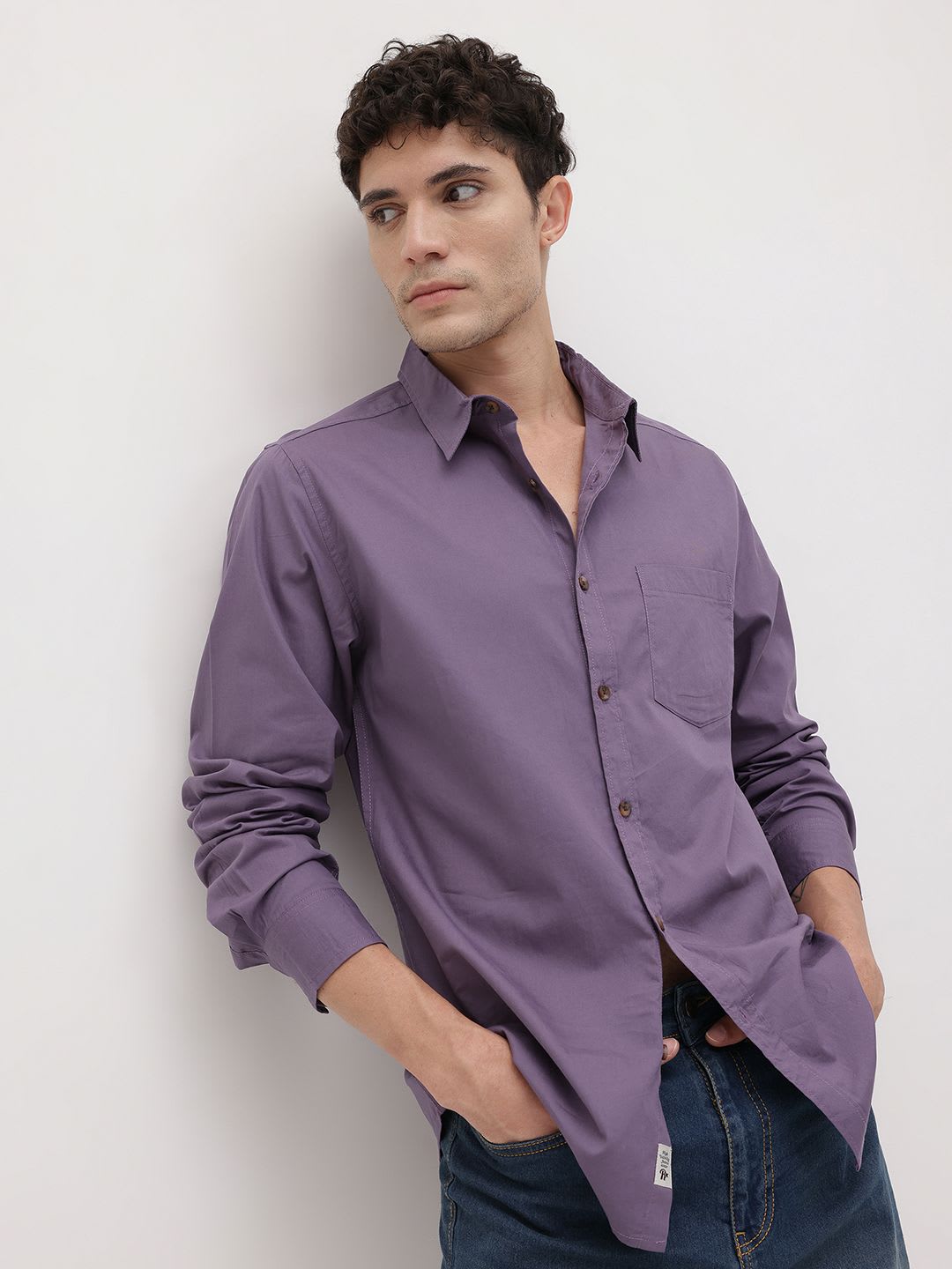 Roadster Men Standard Casual Pure Cotton Shirt - default view