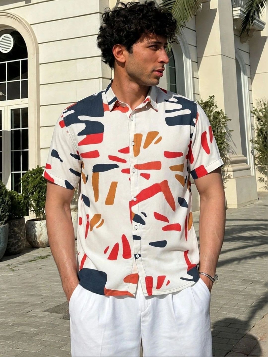 Metronaut Men Classic Printed Casual Shirt - default view
