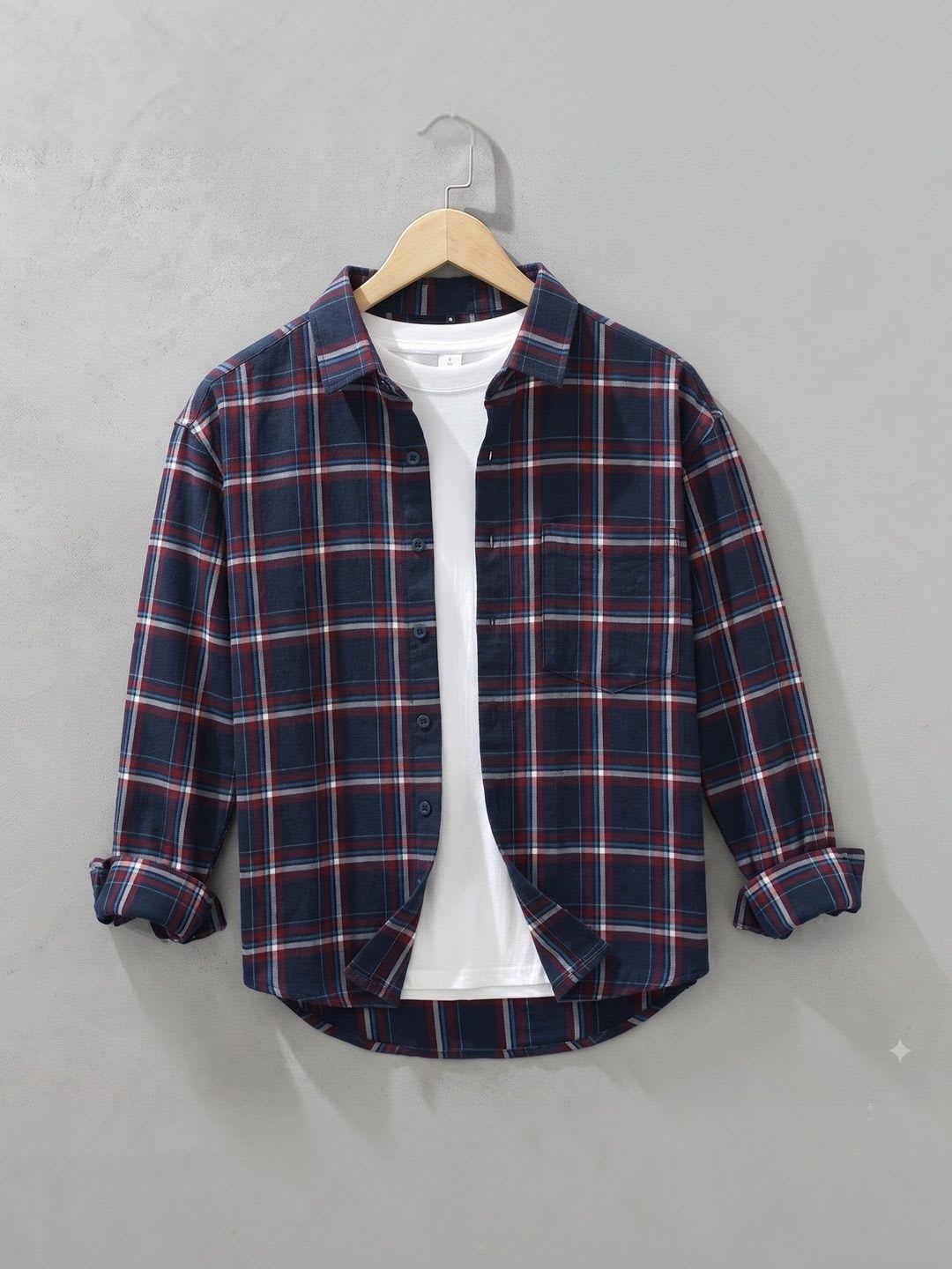 VASALI Men Checked Casual Shirt - default view