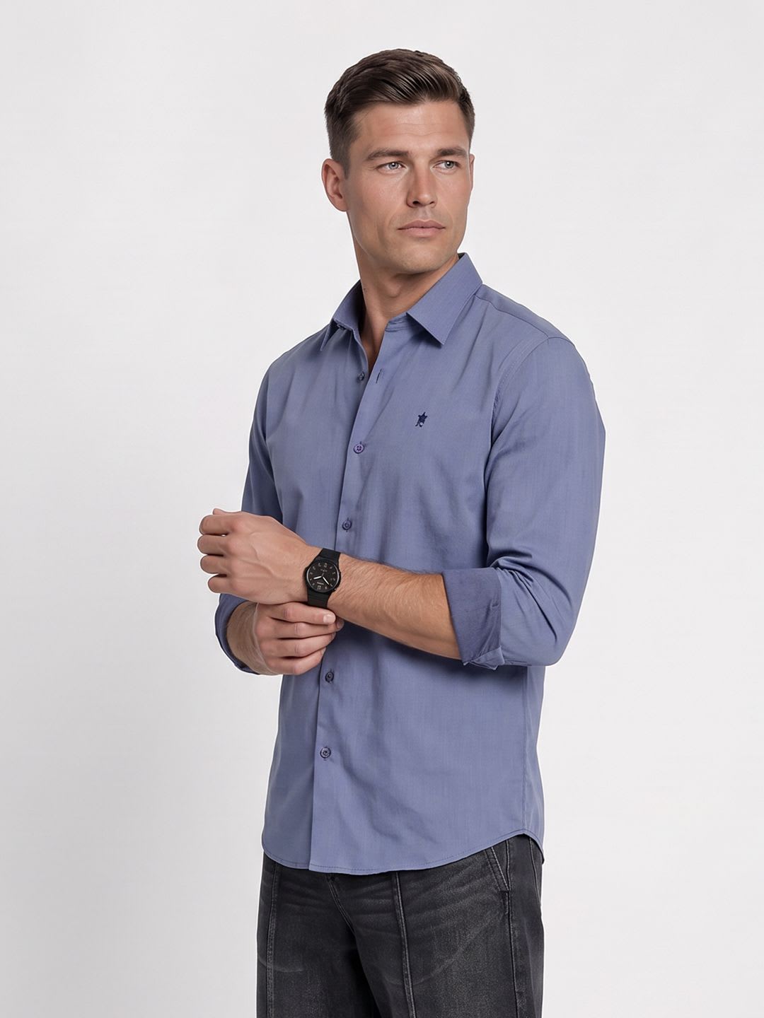 French Connection Men Slim Fit Casual Shirt - default view