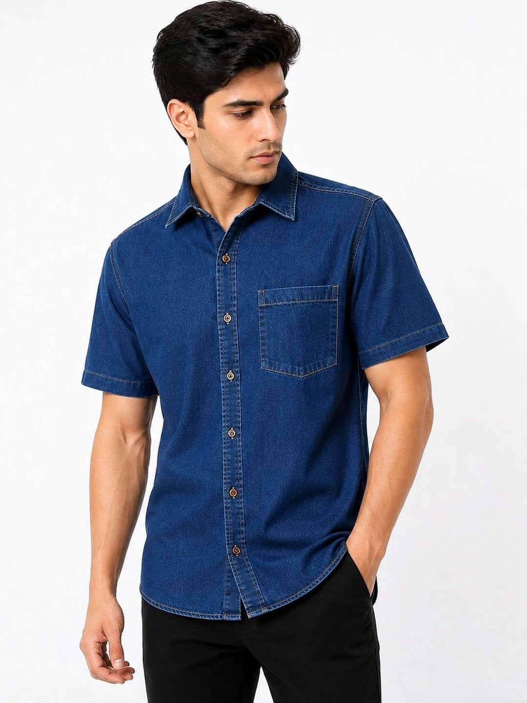KARTX Men Relaxed Casual Shirt - default view