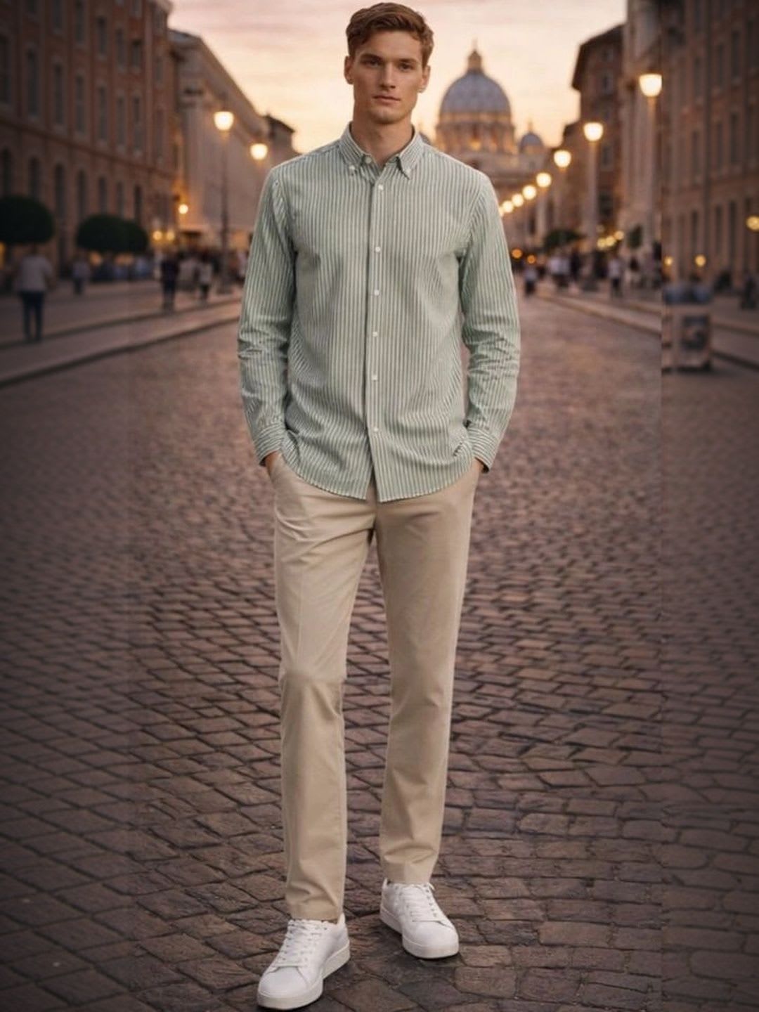 MORLY Men Striped Casual Shirt - default view