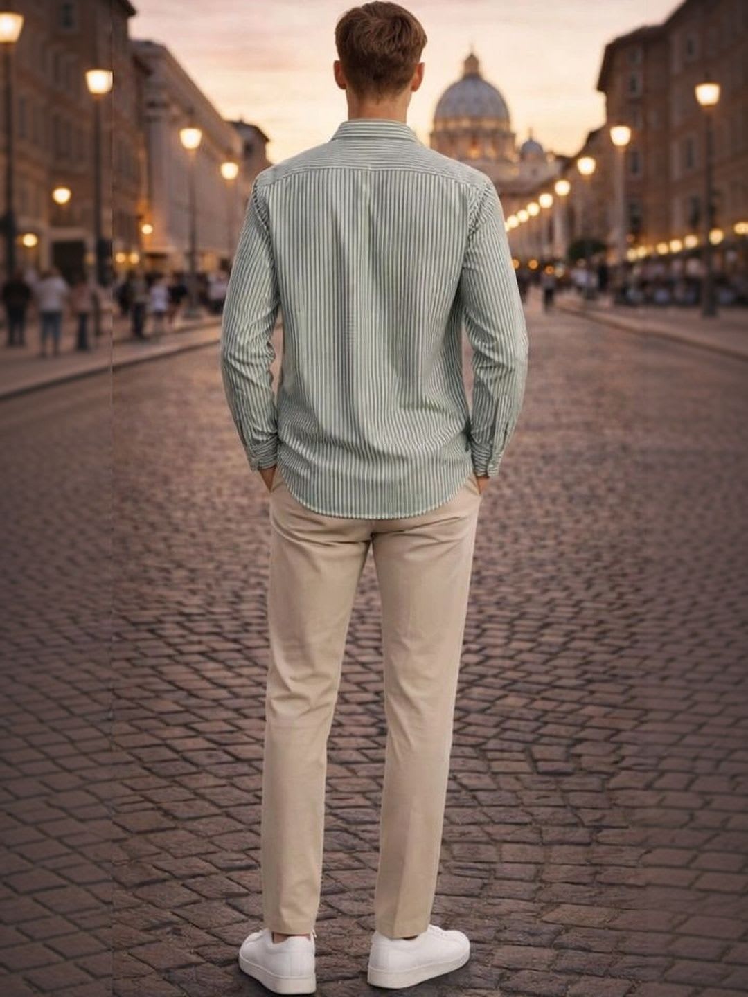 MORLY Men Striped Casual Shirt - left view