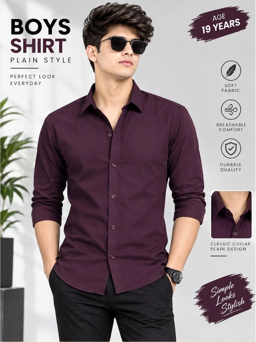 Three Brothers Garments Men Casual Shirt - default view