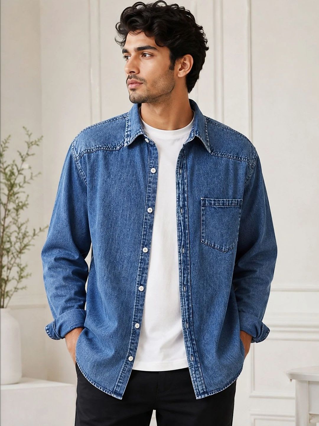 KARTX Men Relaxed Casual Shirt - default view