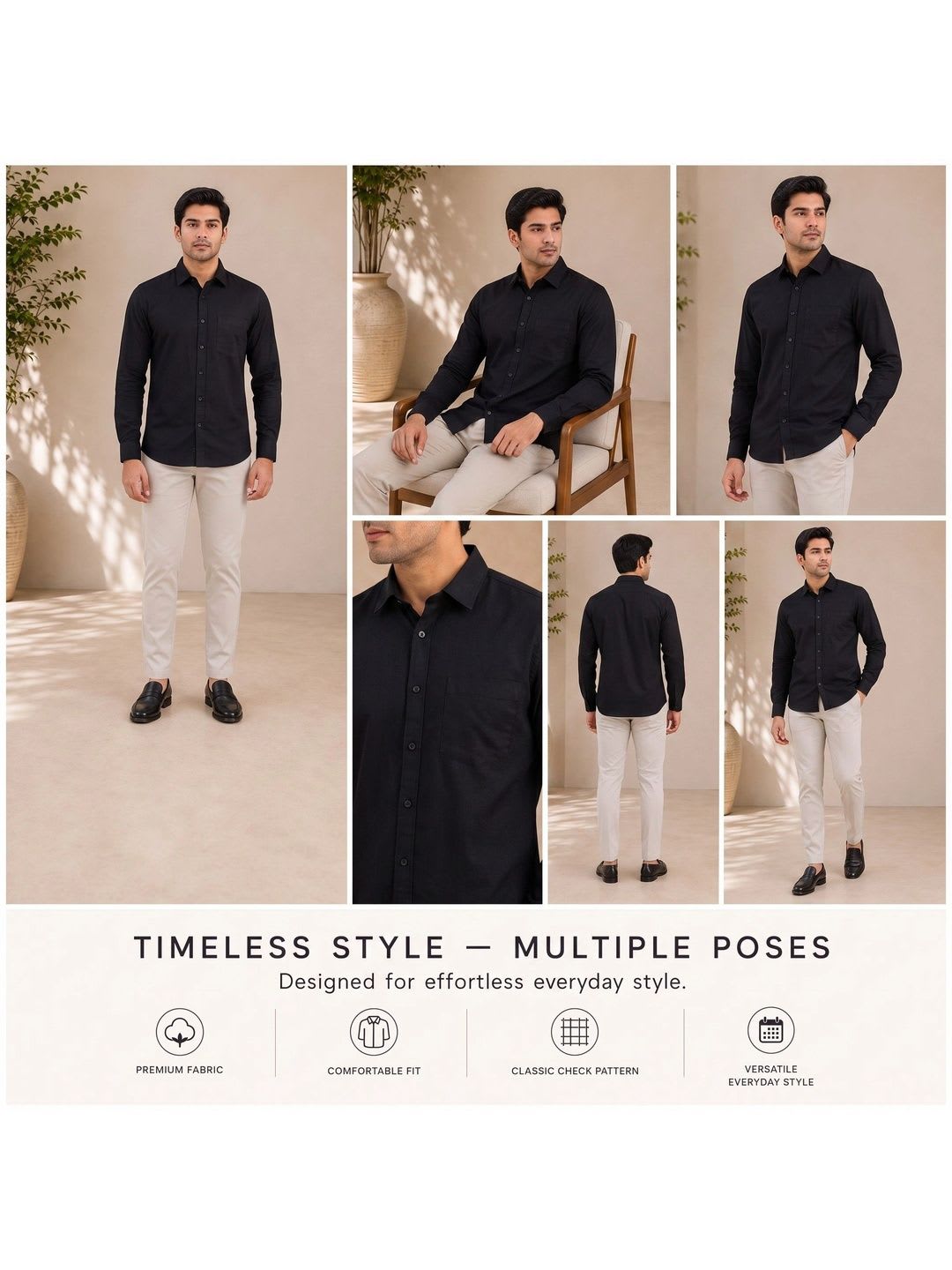 Ayro Global Men Comfort Casual Shirt - right view
