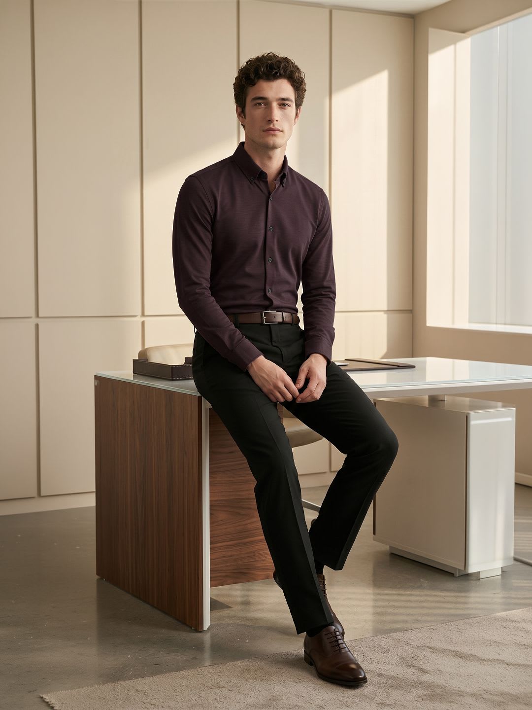 Van Heusen Slim Fit Formal Shirt - default view