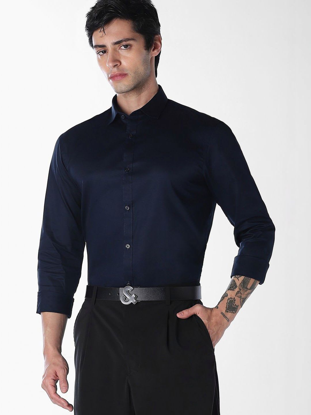 Jack & Jones Men Slim Fit Formal Shirt - default view
