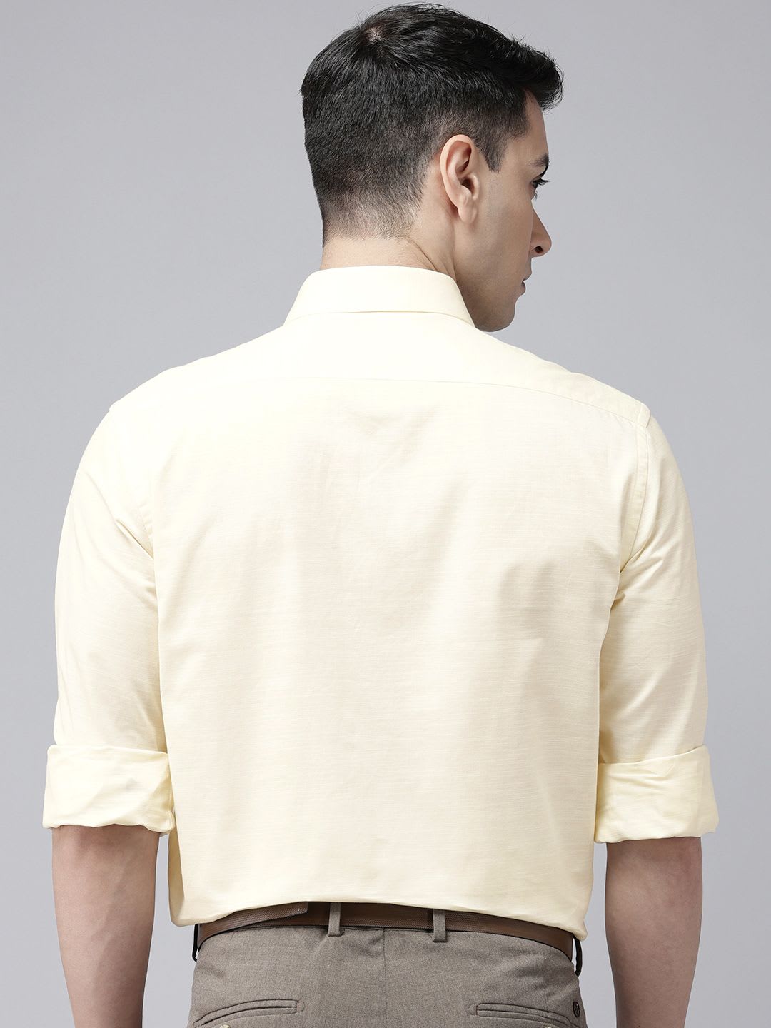 Arrow Manhattan Slim Fit Pure Cotton Formal Shirt - left view