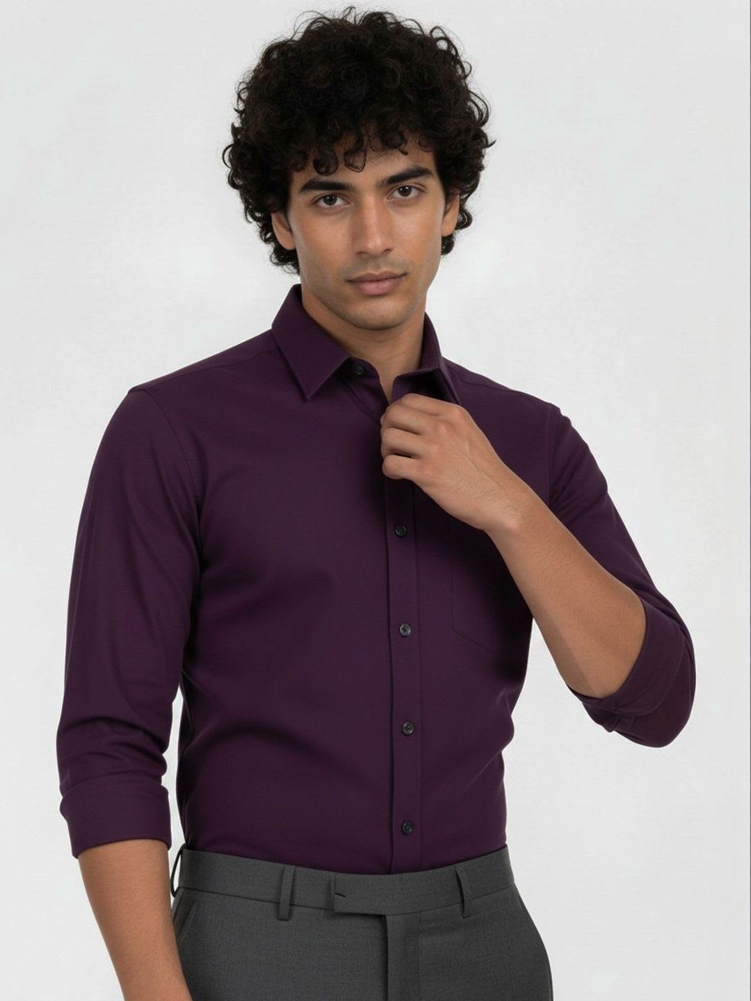 XENOR Men Slim Fit Formal Shirt - left view