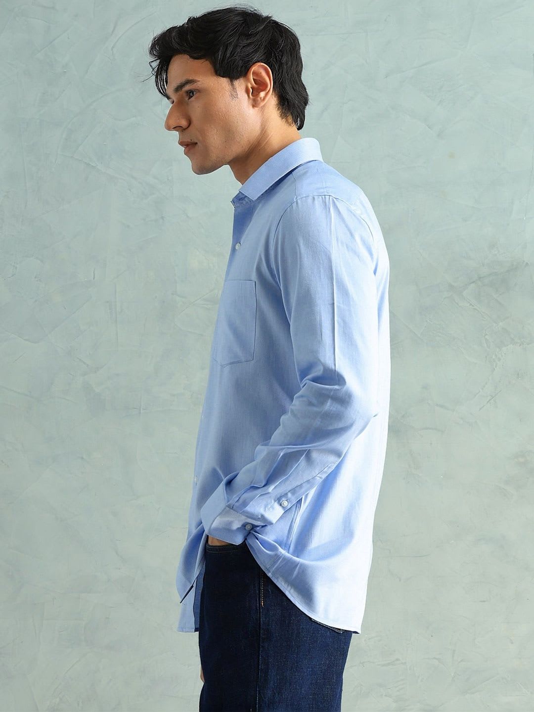Arrow Men Formal Shirt - back view