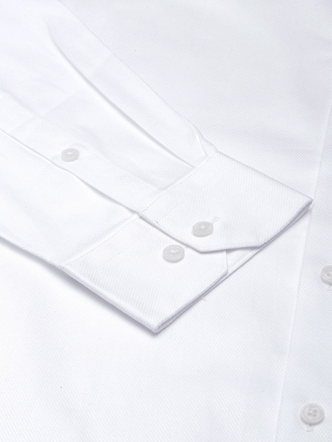 Arrow Original Slim Fit Opaque Pure Cotton Formal Shirt - back view