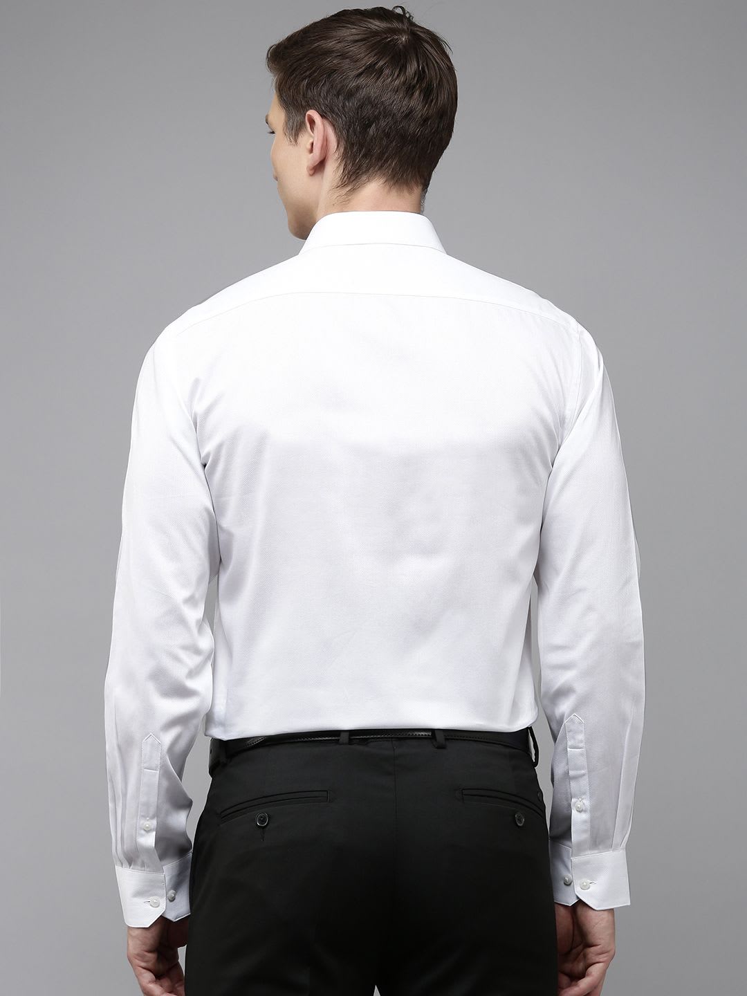 Arrow Original Slim Fit Opaque Pure Cotton Formal Shirt - left view