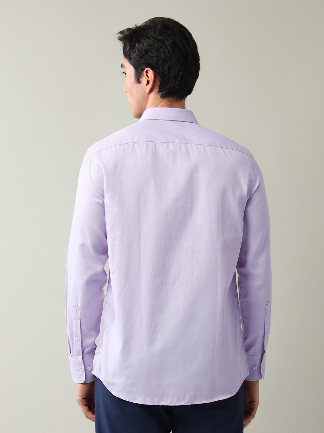 AD By Arvind Regular Fit Dobby Formal Shirt - right view