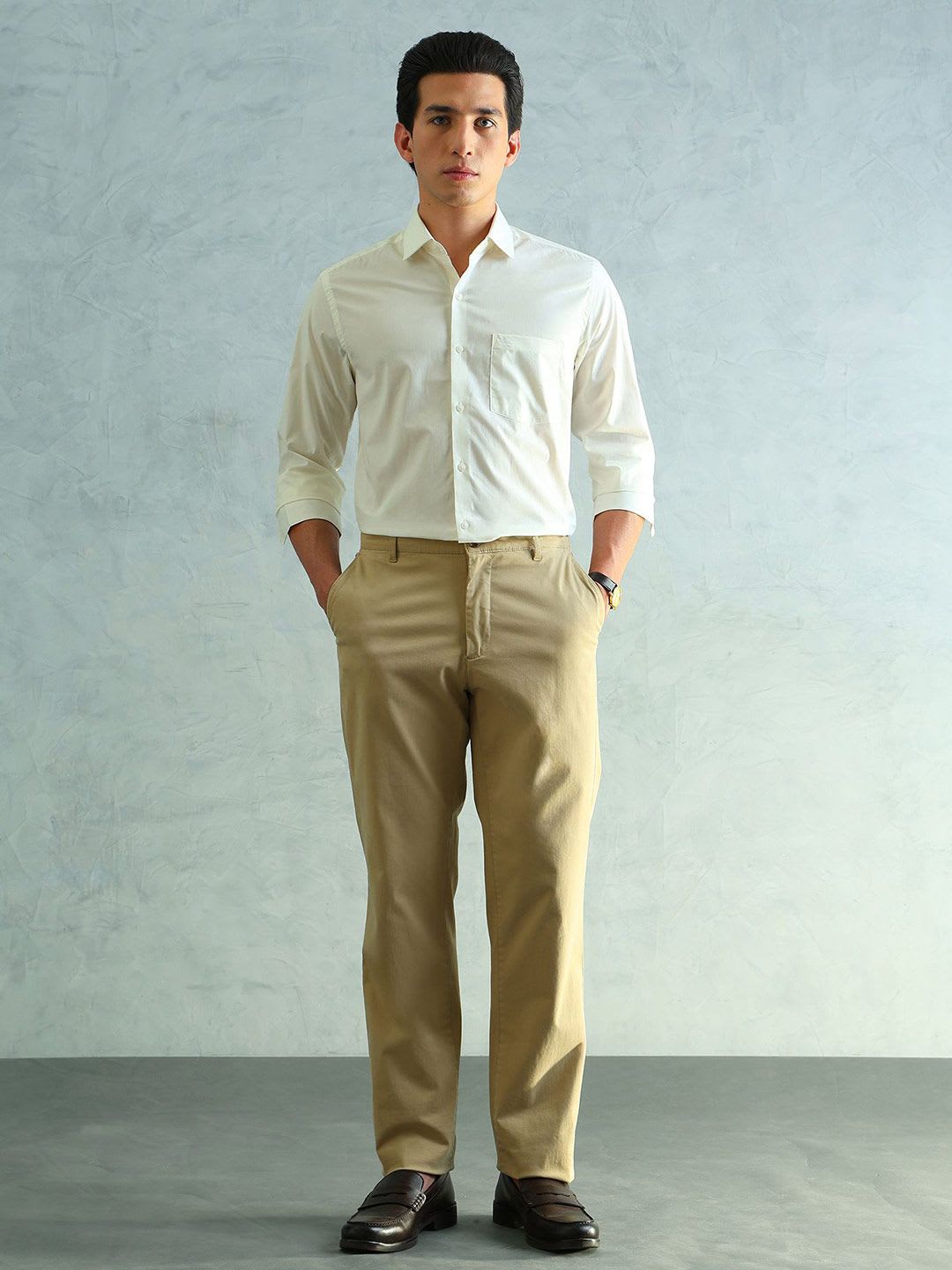 Arrow Men Slim Fit Smart Formal Shirt - left view