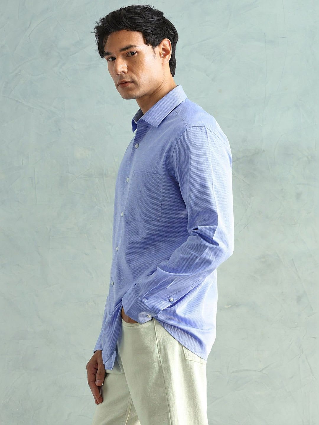 Arrow Men Formal Shirt - back view