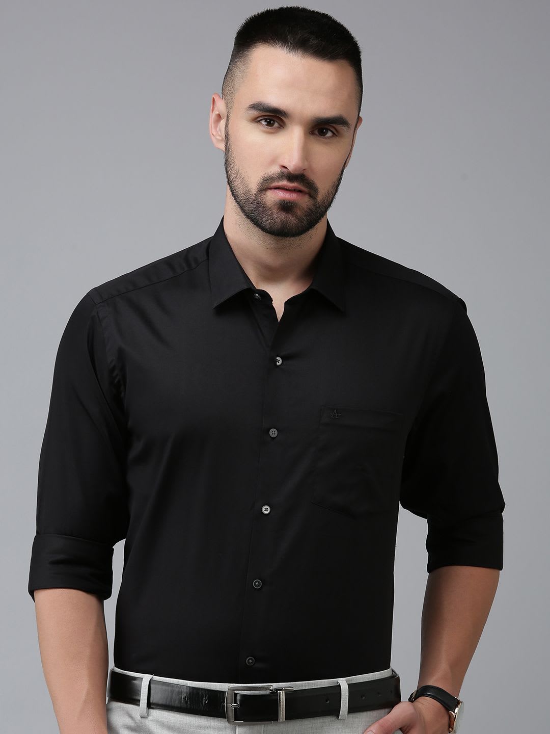 Arrow Original Slim Fit Opaque Formal Shirt - right view